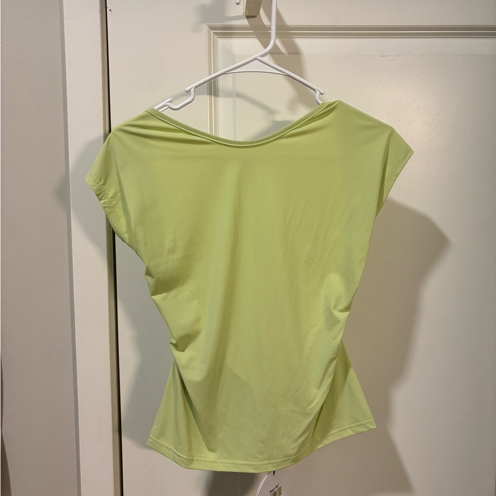Never worn Princess Polly lime green shirt